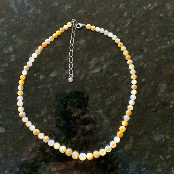 Jay King Sterling Candy Agate Necklace